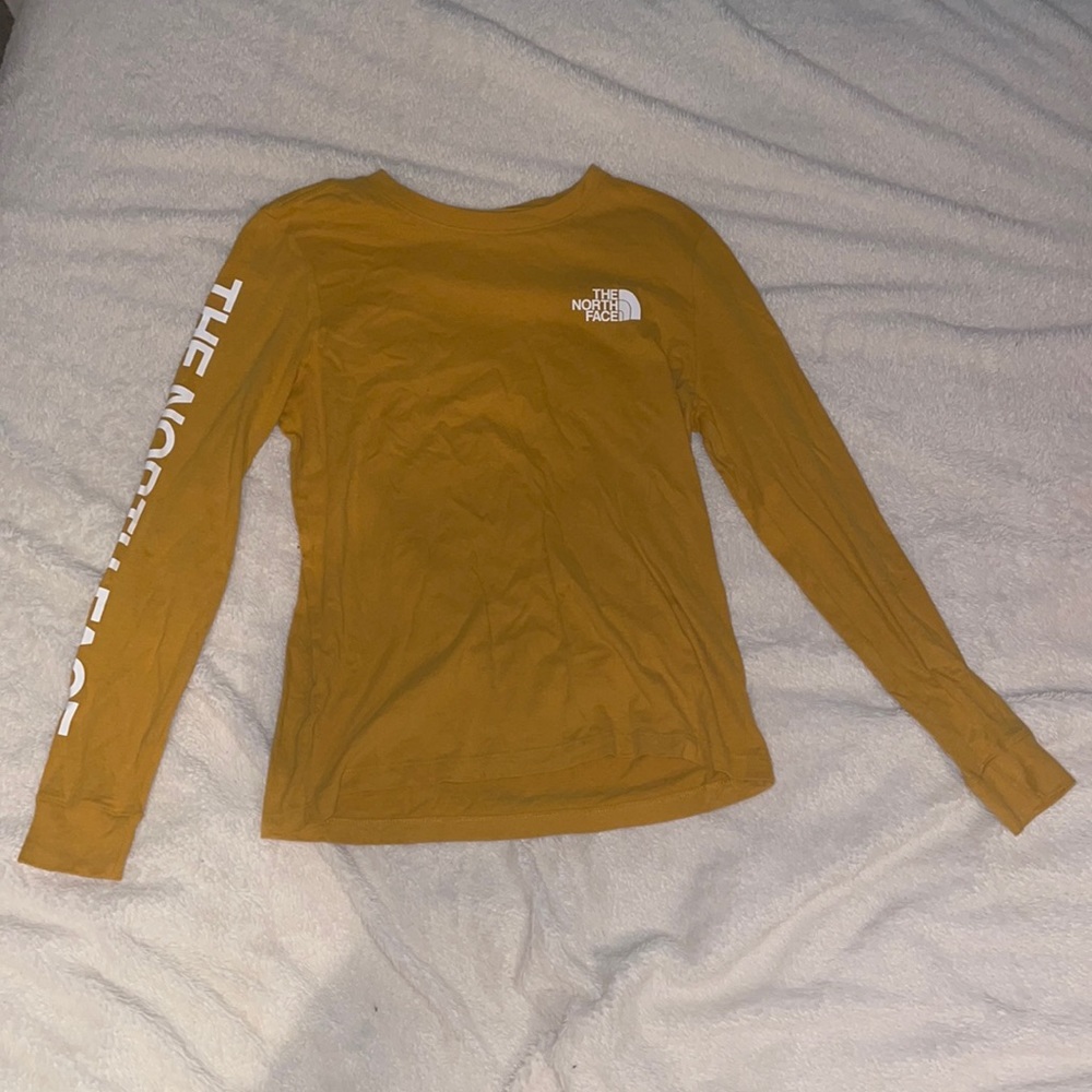 ITEM: The North Face Long Sleeve | SIZE: S | COLOR: Mustard Yellow - Picture 1 of 5